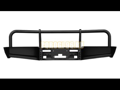 Передний силовой бампер серии Туризм на Mitsubishi L200 IV 2006-2014 (02.030.01)