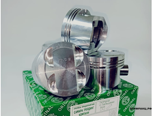 Поршень + палец 79.5 двиг. K4M (4 шт.) Renault Logan Sandero Largus Almera Duster Megane СТК безвтыковые