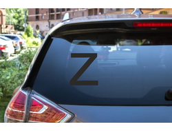 Наклейка виниловая на авто с Путиным №9