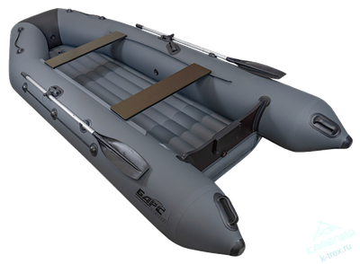 Лодка ПВХ Мастер Лодок Барс 3600НДНД Графит / Чёрный