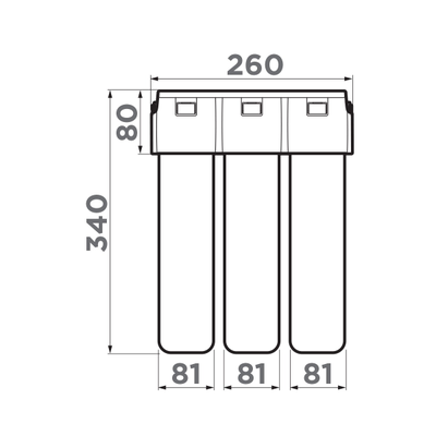 Многоступенчатая система очистки воды OMOIKIRI PURE DROP LITE