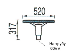 Парковый Led светильники Стрит 1000В