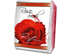 Мыло-губка Прикосновение розы Refan 75г