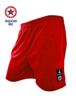 Шорты синтетические для самбо ВФС Bravegard Победа красные