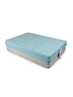 Термоподнос с крышкой 542*390*120 мм. на 6 предметов с зажимом (-40°C до +110°C) п/п