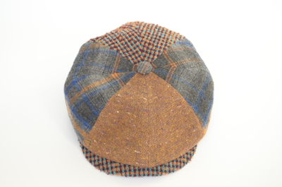 Кепка шотландка восьмиклинка фото