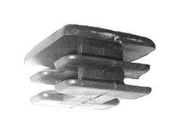 заглушка для профильной трубы 25х25