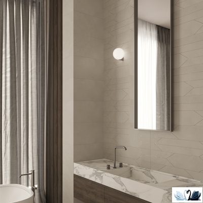 Плитка Creto Estetika range dark 30х90 см настенная