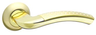 Ручка раздельная Fuaro (Фуаро) INTRO RM SG/GP-4 матовое золото/золото