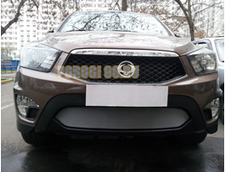 Защита радиатора Ssang Yong Actyon Sport 2012- chrome