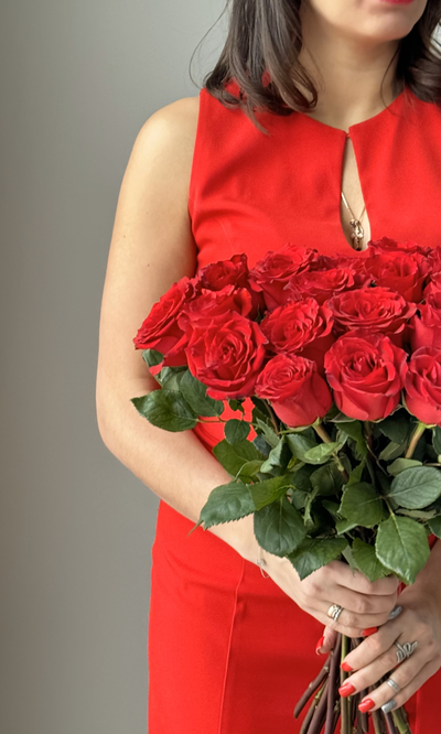 Букет 60 на день влюбленных