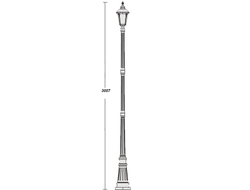 Светильник садово-парковый Munich 2-S