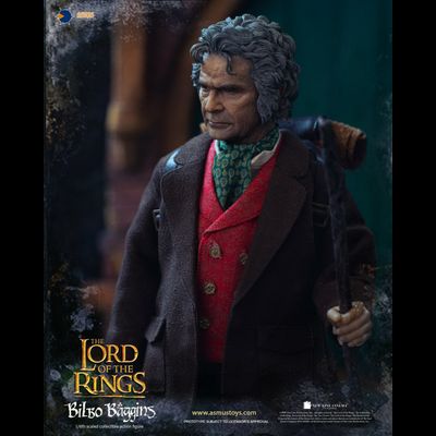 Старый Бильбо Бэггинс ("Властелин Колец") - КОЛЛЕКЦИОННАЯ ФИГУРКА 1/6 THE LORD OF THE RINGS SERIES: Bilbo Baggins (LOTR31) - ASMUS TOYS