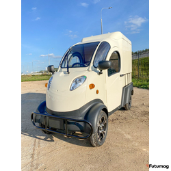 Квадрицикл грузовой GreenCamel Тендер X1200 Квадро (72V 2500W) кабина, BOX, понижающая 52 Ah