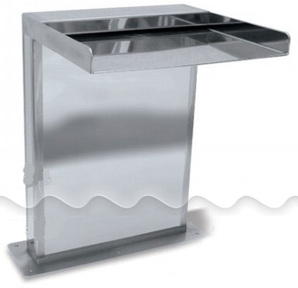 Излив водопада AQA Tybsa 111 ширина 300 мм, нерж.ст.316L