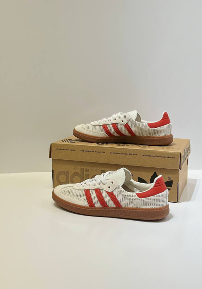 Adidas Samba OG Crystal White Preloved Red