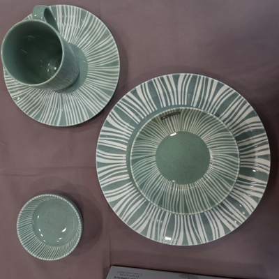 Кружка Solaris серо-зеленая, 0,4 л