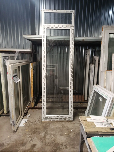 Бу 2750-ОКНО БУ ШИРИНА 790 ВЫСОТА 2750 ПРОФИЛЬ 60 СП 24 Импост 370 мм