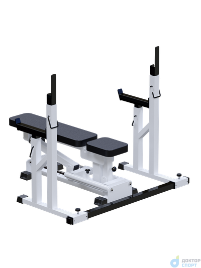 Скамья регулируемая со стойками