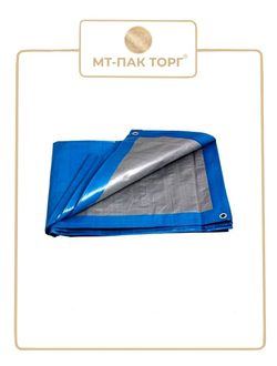 Тент Тарпаулин 20x20 м, 180 г/м2, шаг люверсов 0,5 м строительный защитный укрывной купить в Москве