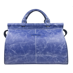 Кожаный саквояж Veano blue (арт. 4004-07)