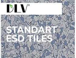 Standard ESD Tiles токопроводящая плитка с мраморным дизайном от DLV Flooring