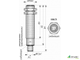 Оптический бесконтактный датчик O01-NO/NC-NPN-P(Л63, с регулировкой)