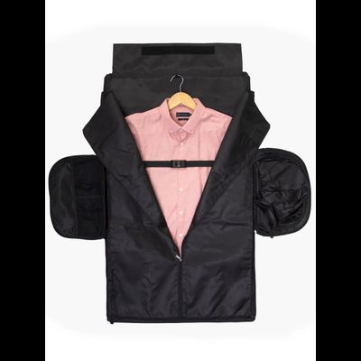 Кожаный портплед / дорожная сумка Milano black 
(арт. 4035-91)