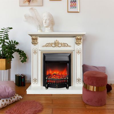 Электрокамин Византия Люкс WTG с очагом Fobos