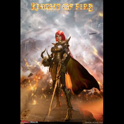 Рыцарь Пламени в золотом - Коллекционная ФИГУРКА 1/6 scale Knight of Fire - Golden  (PL2020-173A) - TBLeague