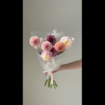 Букет цветов моно № 558