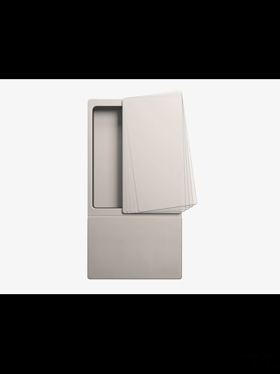 Магнитный замок Polaris Wave под завертку WC мат хром