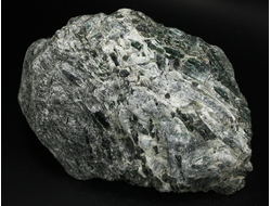 Актинолит в белом тальке, необработанный, дикий образец, Россия, Северный Кавказ, КЧР (145*110*60 мм, 1613 г) №37779