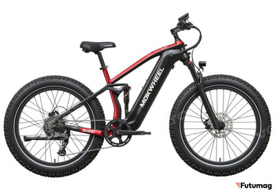 Электровелосипед MOKWHEEL OBSIDIAN 2.0 красный