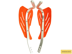 Защита рук (пара) HP15 оранжевые армированные SM-PARTS