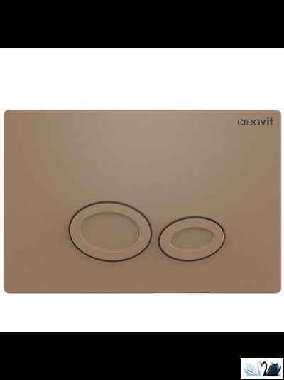 Унитаз CREAVIT FREE Set Cappucino FE320-11CM00E-0000 c инсталляцией - комплект с сиденьем микролифт, клавишей DROP Cappucino (FE320.F0100 + GR5003.01 + GP2002.06 + KC0903.01.0800E)