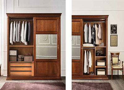 ШКАФ 2-Х ДВЕРНЫЙ PALAZZO DUCALE 71CI27AR (L200*P68*H240) PRAMA