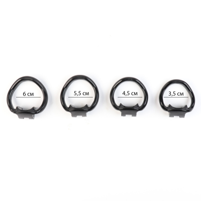 Пояс верности мужской, пластик, 6×3.5 см, набор колец, замок, ключ