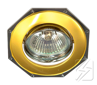 Спот (светильник) MR16 305Т золото-хром