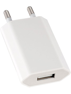 Сетевое зарядное устройство Perfeo I4605, USB, 1А, Тип 1 (белый)