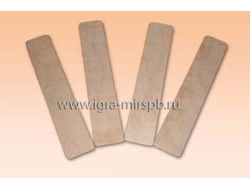 Набор деревянный для конструирования Пластины (4 шт 20 см)