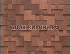 Гибкая черепица Tegola nobiltile акцент красно-коричневый