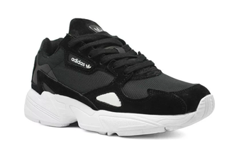 Adidas falcon w black hot sale
