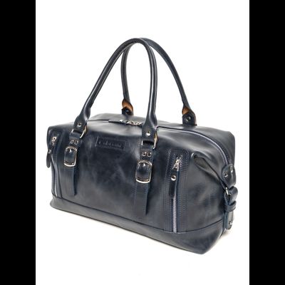 Кожаная дорожная сумка Ravenna Premium blue (арт. 4047-19)