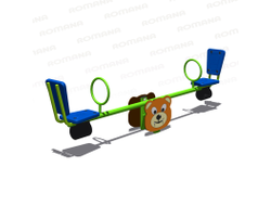 Качалка-балансир "Мишка" (цельная балка) Romana 108.50.00-02