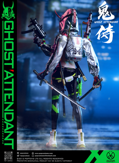 ПРЕДЗАКАЗ - Девушка-киборг - Коллекционная ФИГУРКА 1/6 scale Ghost Attendant (GS-001) - POP COSTUME  ?ЦЕНА: 26900 РУБ.?