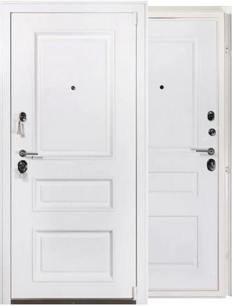 Металлическая входная дверь «Виктория белая»