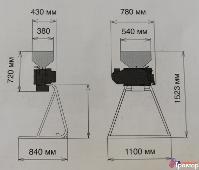 Плющилка солода ROmiLL MS100