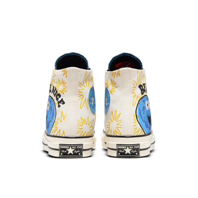 Кеды Converse Chuck Taylor 70 Sunny Floral белые высокие с принтом 172863c фото