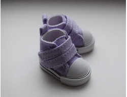 Кеды люкс сиреневый